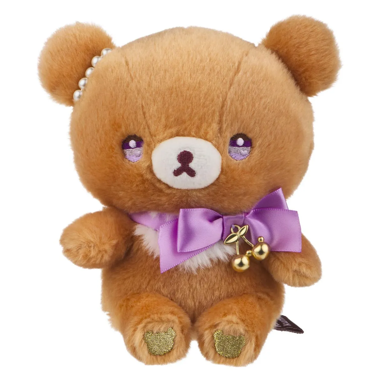 Chairoikoguma San-X Original with a Shining Jewel Cherry Plush