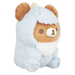 Chairoikoguma San-X Original Plays with Dino Series Plush - Pastel Blue