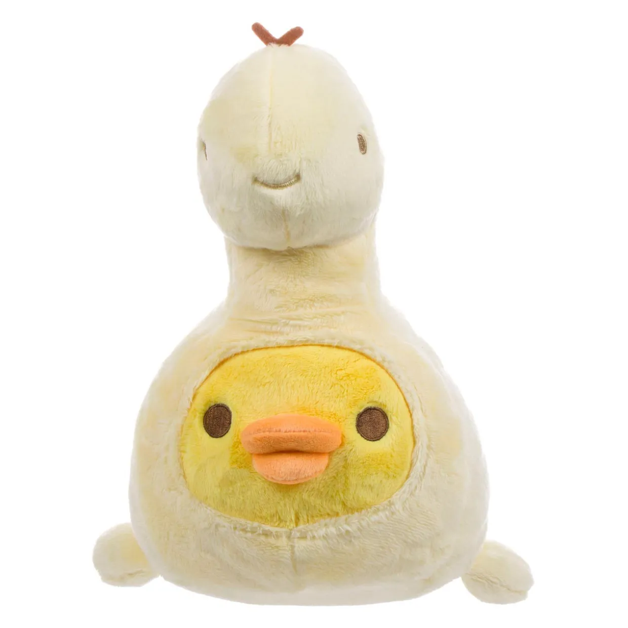 Kiiroitori San-X Original Plays with Dino Series Plush - Pastel Yellow