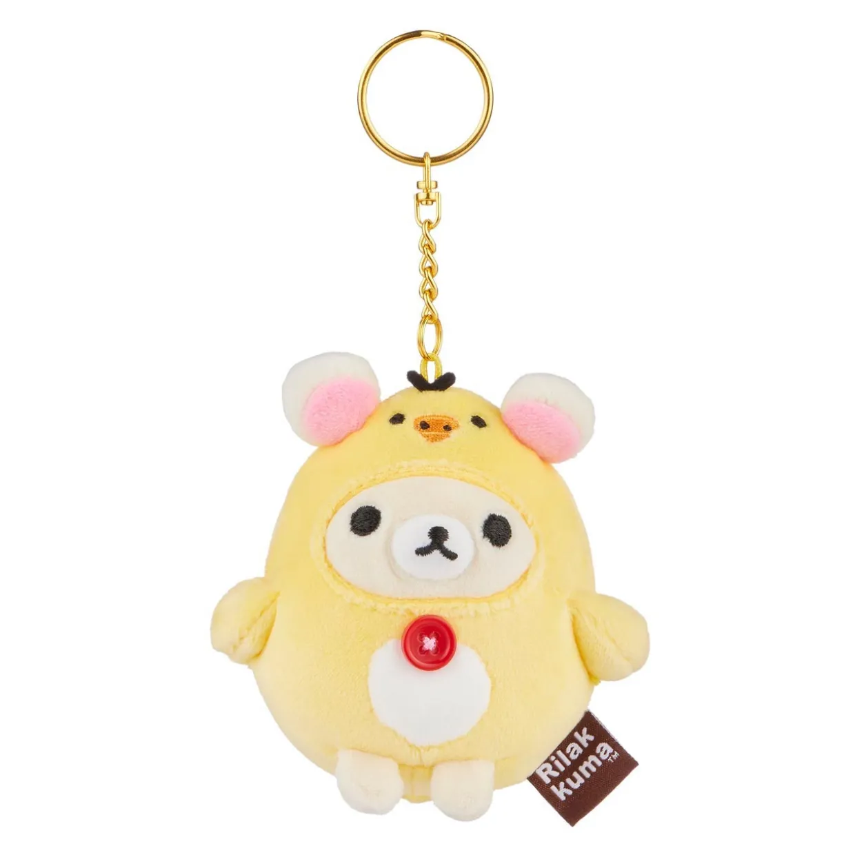 Korilakkuma San-X Original Kiiroitori Kigurumi Series Mochi Keychain