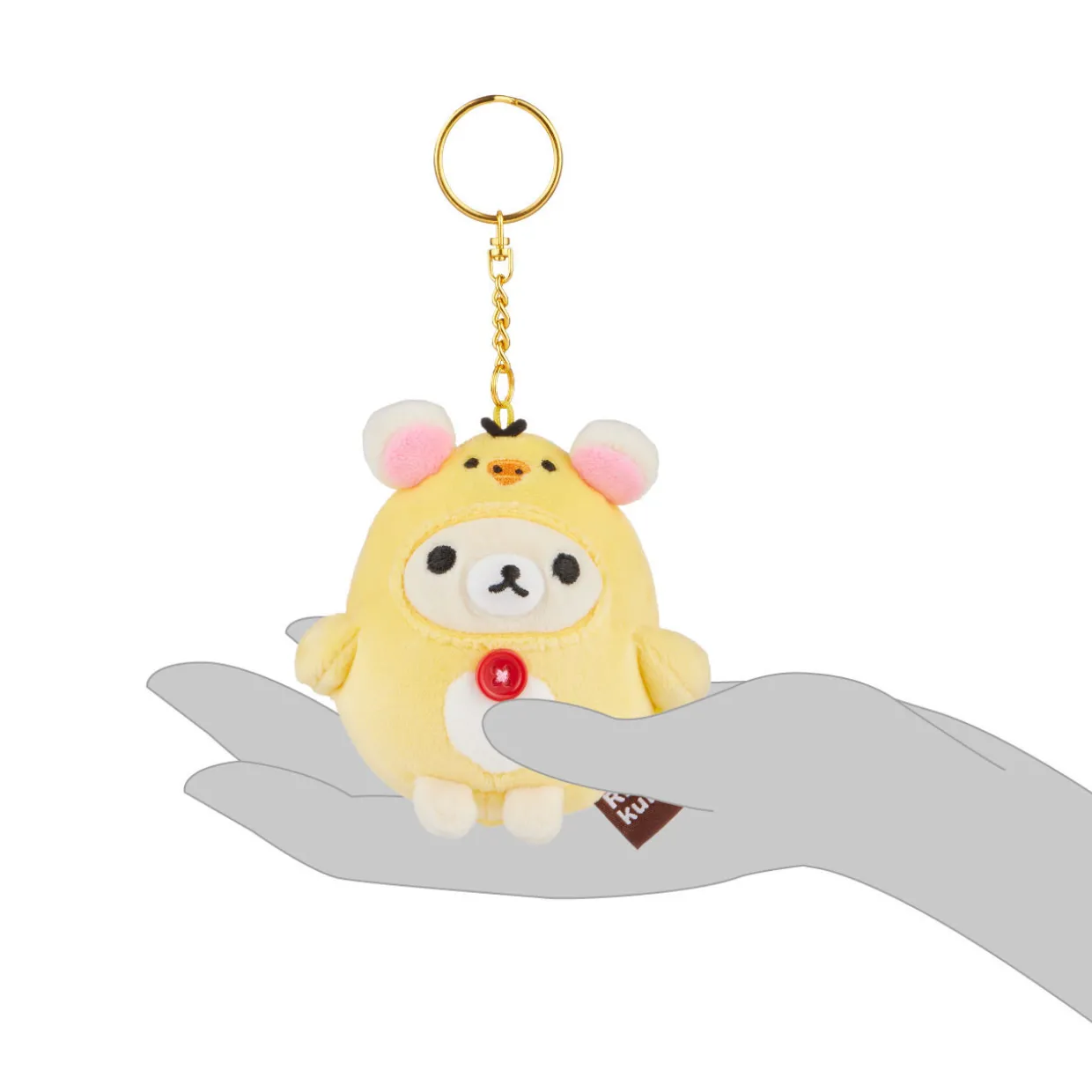 Korilakkuma San-X Original Kiiroitori Kigurumi Series Mochi Keychain