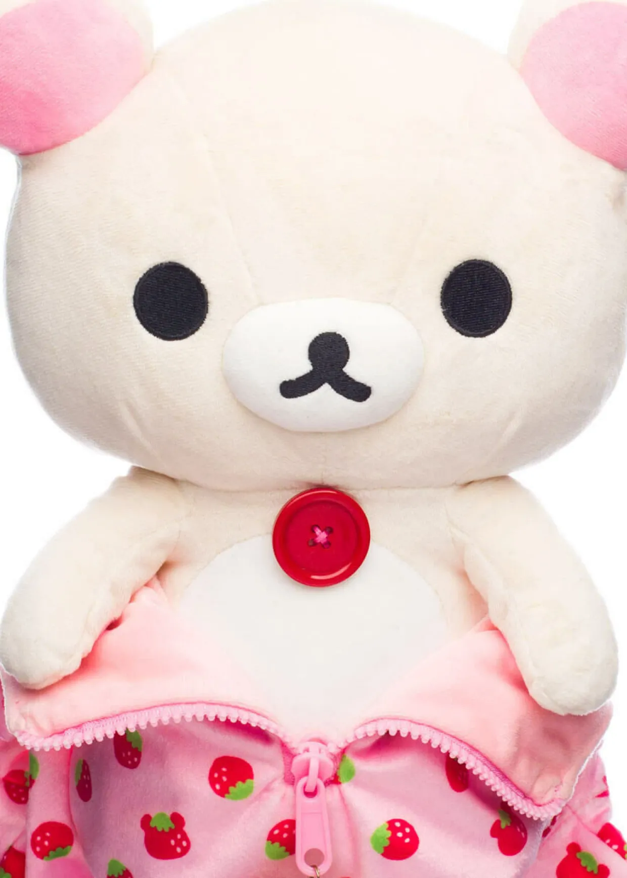 Korilakkuma San-X Original Strawberry Pattern Pink Sleeping Bag Plush