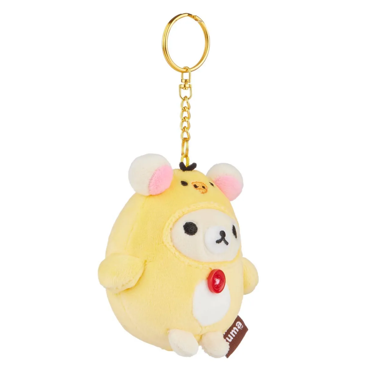 Korilakkuma San-X Original Kiiroitori Kigurumi Series Mochi Keychain