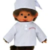 Monchhichi Long Striped Pijama Boy with Cap Plush