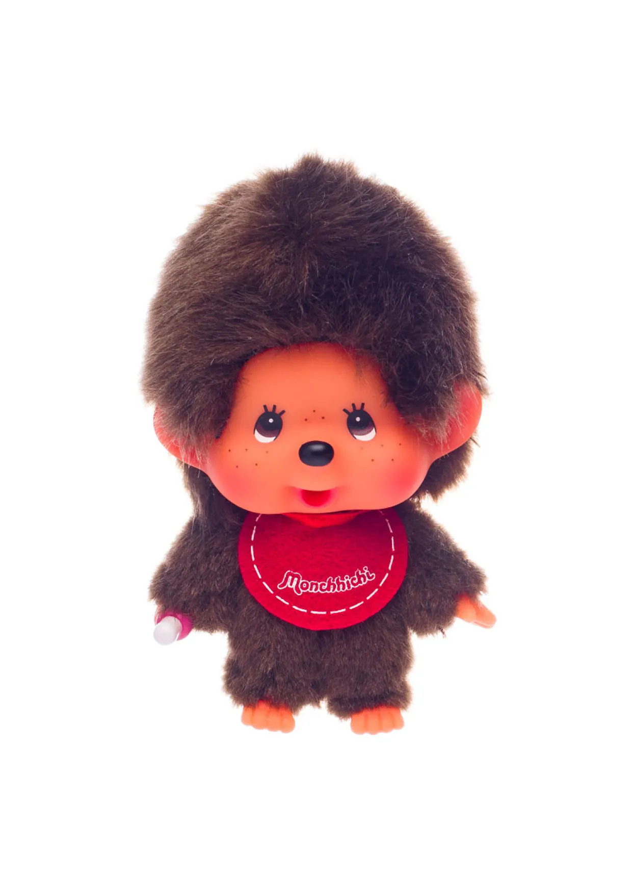 Monchhichi Mini Doll Boy With Big Head and Pacifier Plush