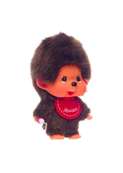Monchhichi Mini Doll Boy With Big Head and Pacifier Plush