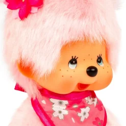 Monchhichi Sakura (Cherry Blossom) Girl Plush Toy - Pink
