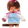 Monchhichi Tie-Dye Hoodie Girl Plush