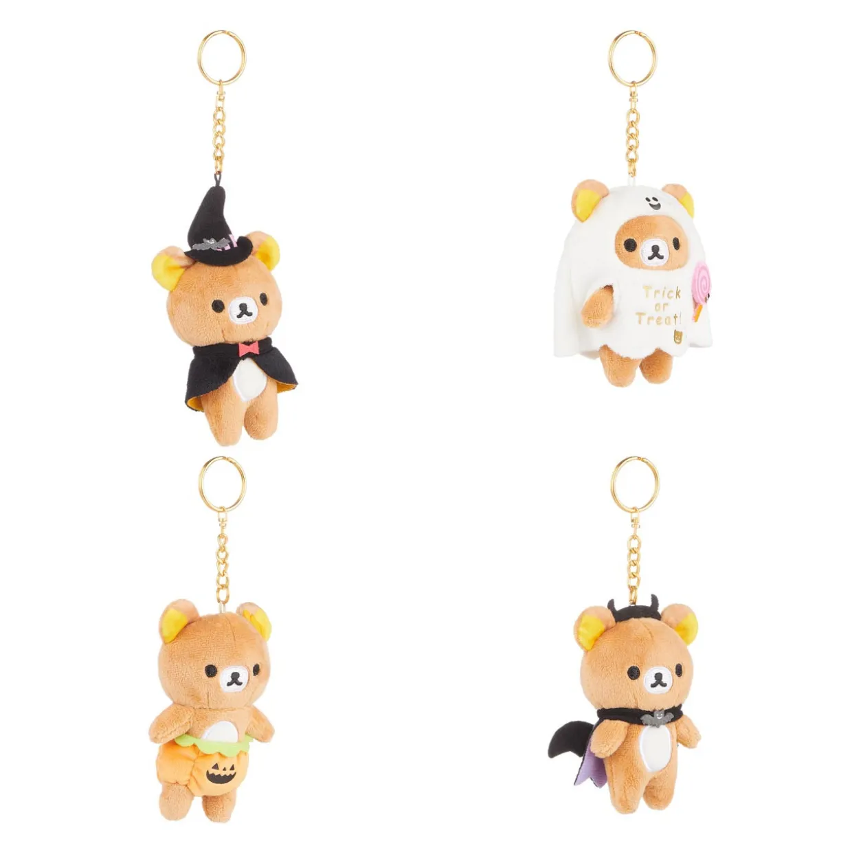 Rilakkuma San-X Original Halloween Series Plush Keychain Blind Box - 1pc
