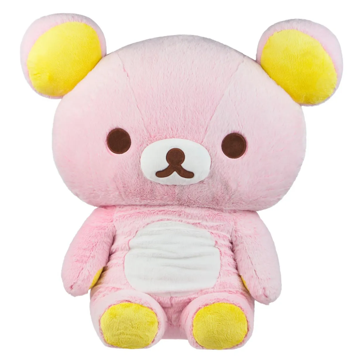 Rilakkuma San-X Original Long Pile Sherbet Series JUMBO Plush - Soft Pink