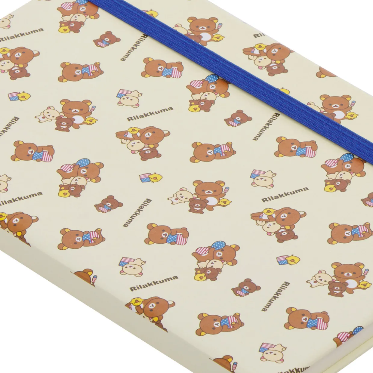 Rilakkuma 20th Anniversary USA Tour A6 Notebook 50 pages - Yellow