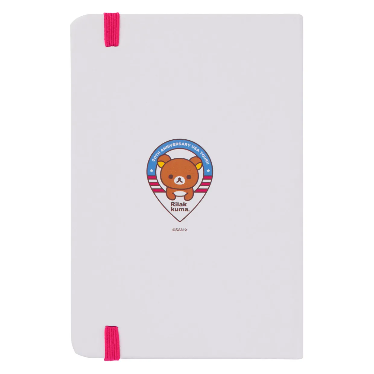 Rilakkuma 20th Anniversary USA Tour Notebook 50 pages - White