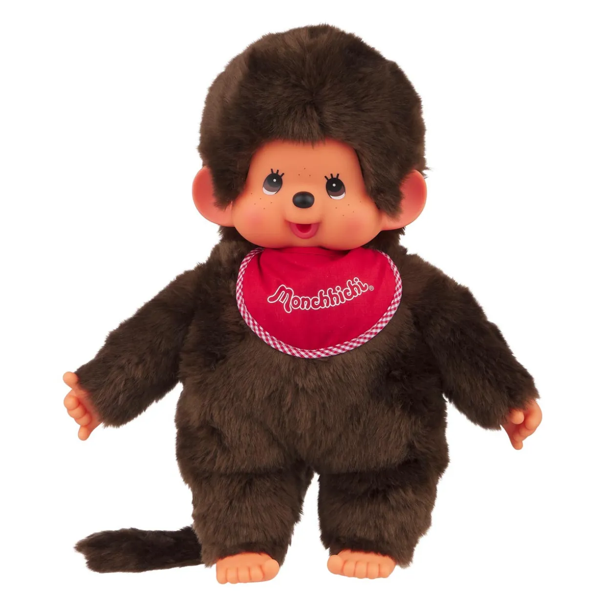 Sekiguchi Monchhichi Classic Boy RED Plush Doll - 17 Inch