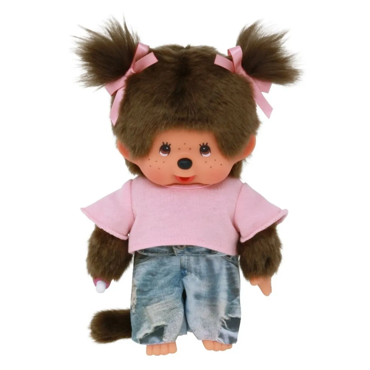 Sekiguchi Monchhichi Girl Street Fashion Plush Doll - Pink