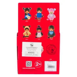 Sekiguchi Monchhichi Sitting Fluffy Bunny Doll Plush