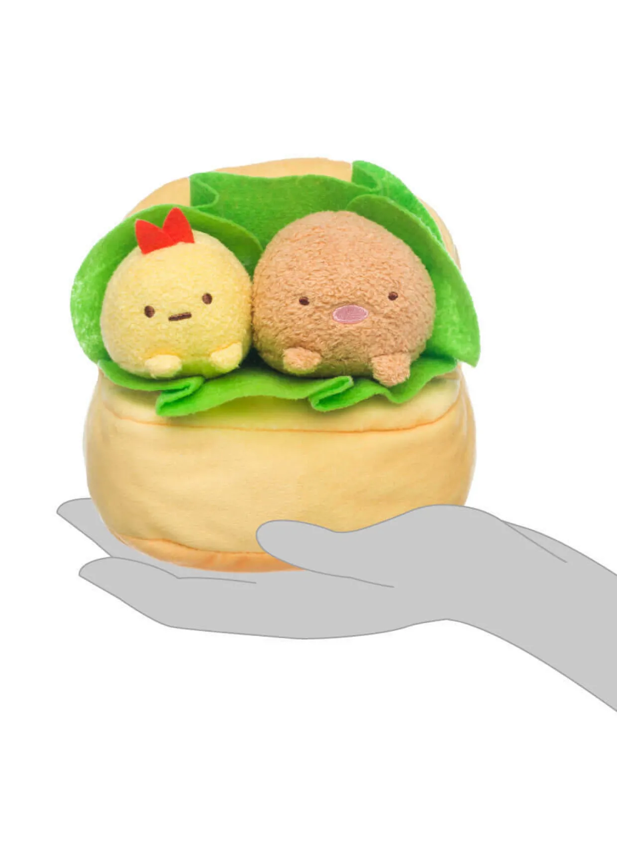 Sumikkogurashi San-X Original Tonkatsu and Ebi Sandwich Plush