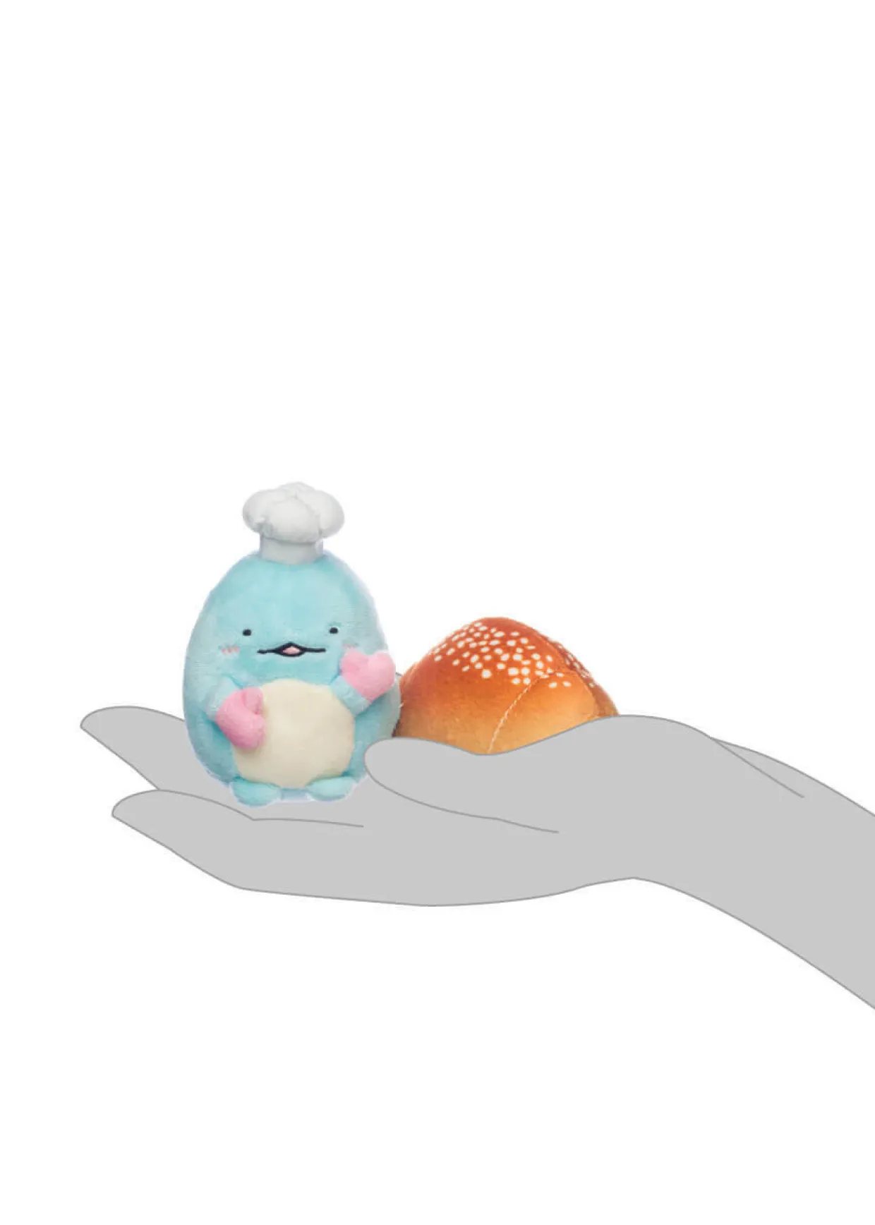 Sumikkogurashi San-X Original Tokage with a Bread Plush