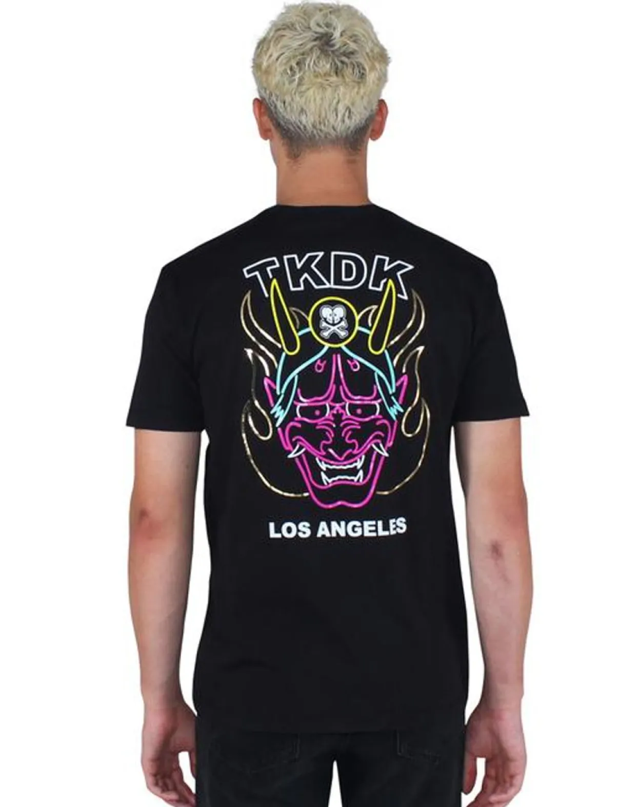 tokidoki Neon City Basic Black Tee